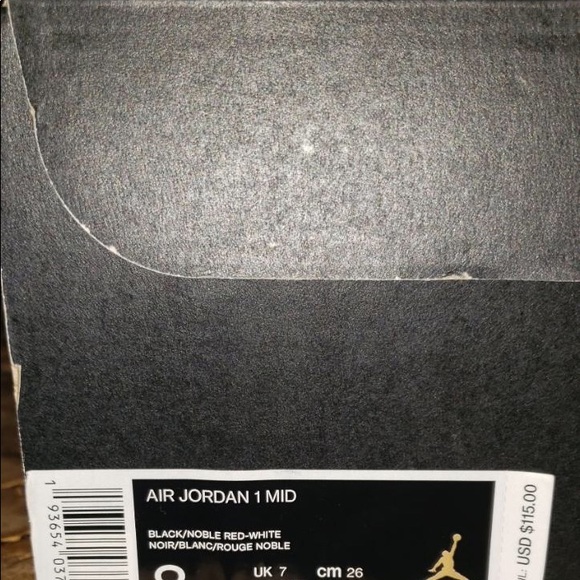 Jordan 1 mid bred - Picture 7 of 7